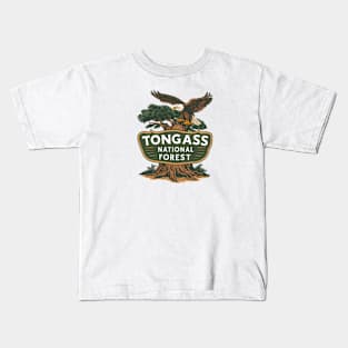 Tongass National Forest, Alaska - Wildlife Kids T-Shirt